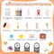Crochet Kit Beginners Crochet Hook Set with Crochet Yarn,58PCS Portable Crochet Set Ergonomic Crochet Hooks Travel Knitting Crochet Supplies